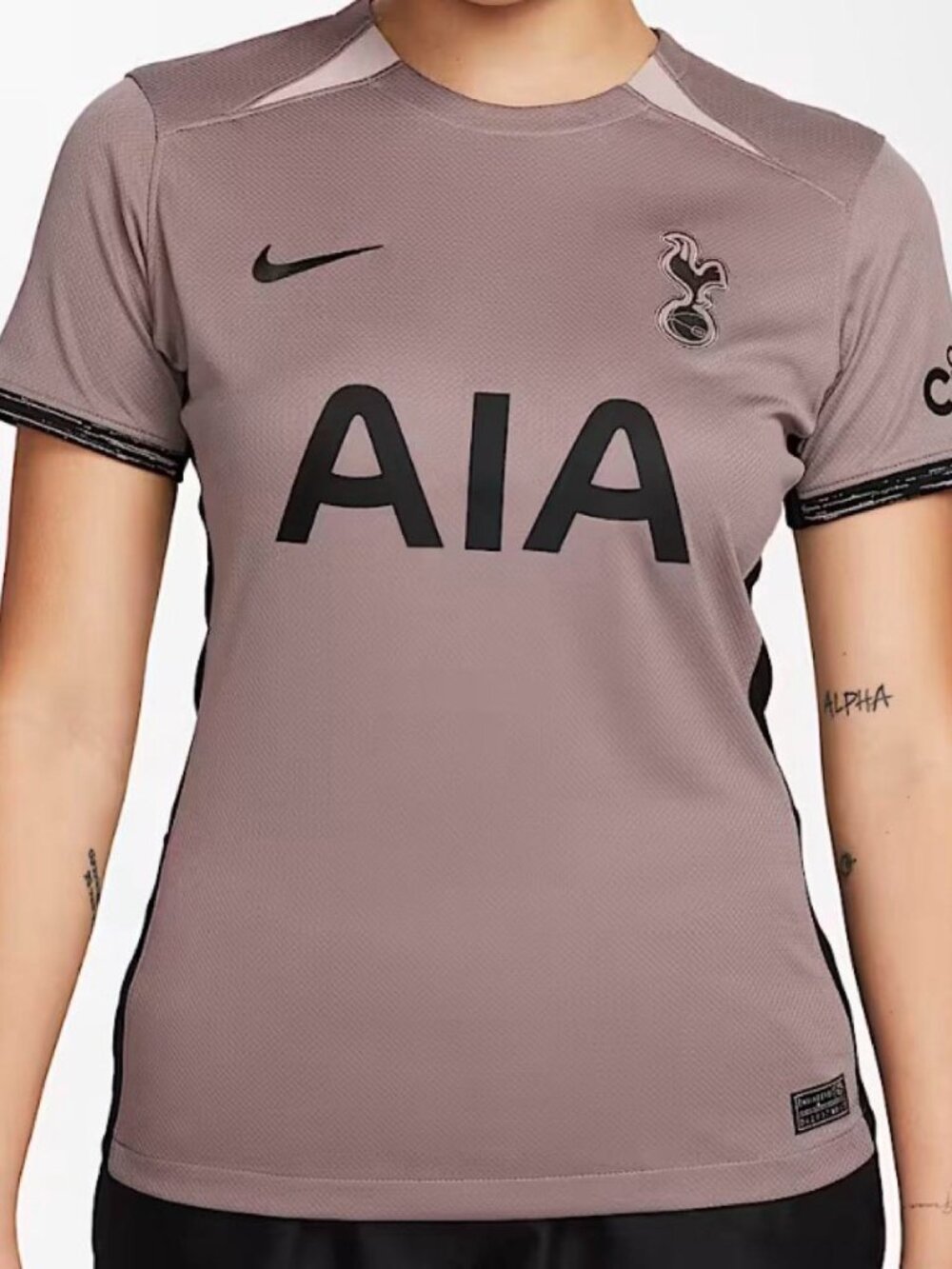 Nike Women's Pink and Grey Jersey